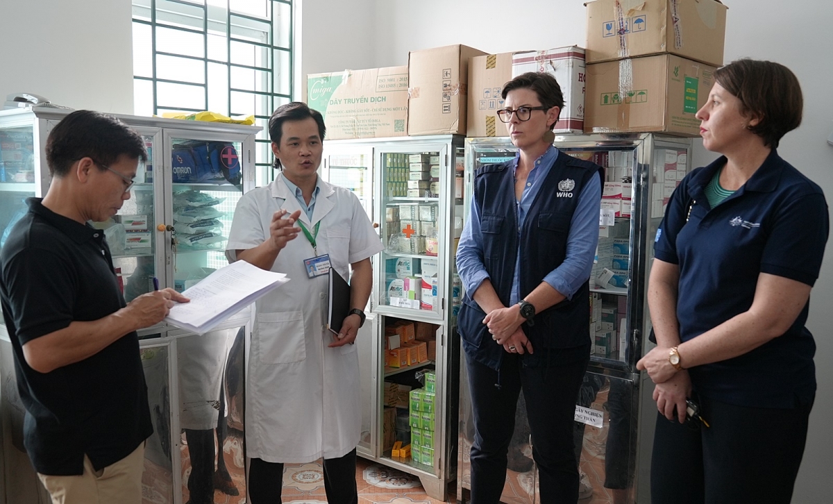 Đoàn Liên Hợp Quốc và Australia đánh giá việc tái thiết ở Việt Nam hậu bão Yagi